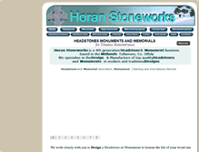 Tablet Screenshot of horanstoneworks.ie